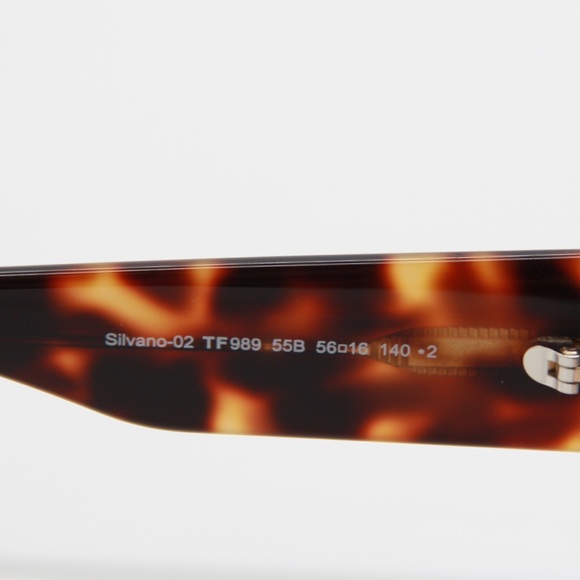 NEW TOM FORD WOMEN SUNGLASSES TOM FORD SILVANO-02 TF989 55B NEW FT0989/S - Picture 10 of 12